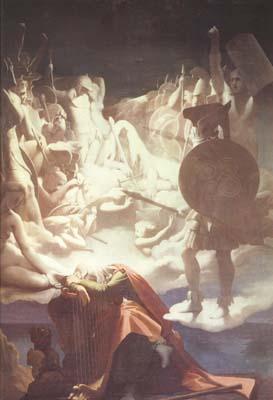 Jean Auguste Dominique Ingres The Dream of Ossian (mk10) oil painting image